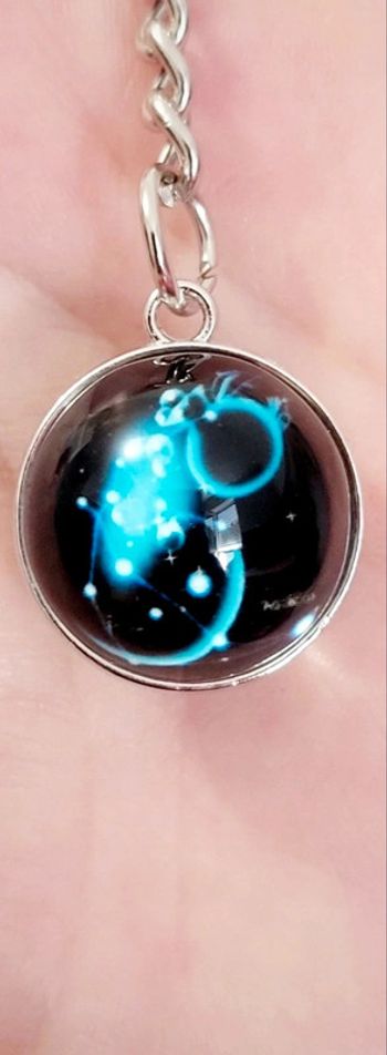 Porte-clés Constellation Verseau – Signe astrologique en 3D