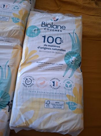Couches biolane taille 4