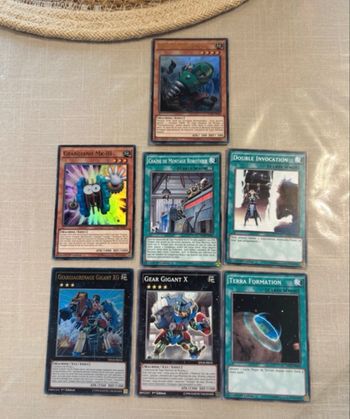 Lot 7 cartes Yu-Gi-Oh!