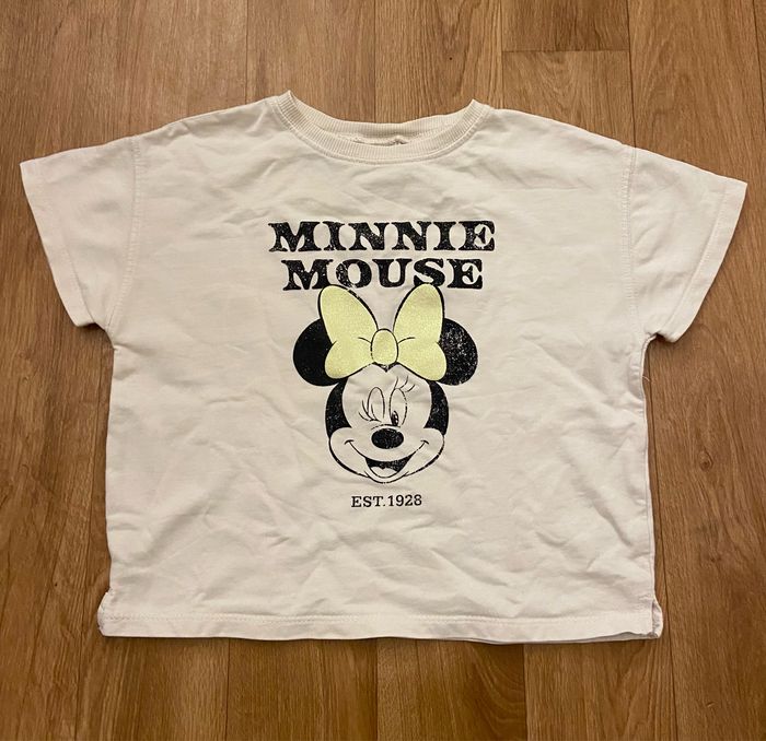 T-shirt Minnie fille 4/5 ans