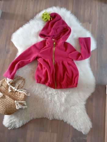 Pusblu 💖 veste polaire rose 98 cm soit 3 ans