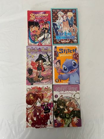 Lot de 6 Mangas - Thème Magie, Humour et Aventure