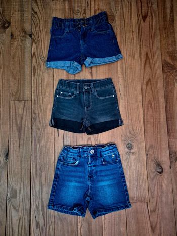 Lot de 3 shorts en jean