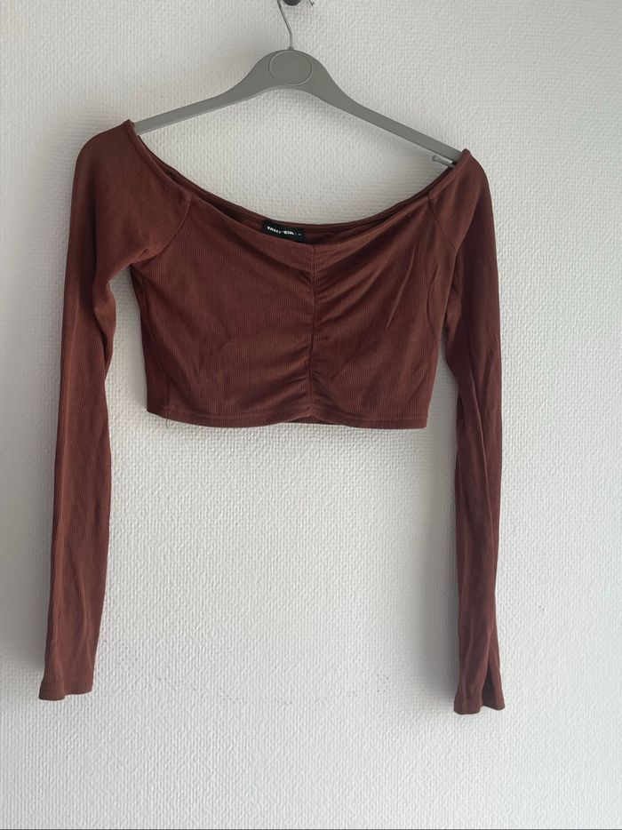 Tee short marron - photo numéro 3