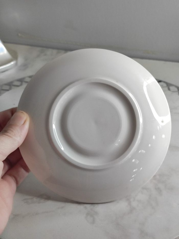 Dessous tasses porcelaine - photo numéro 3