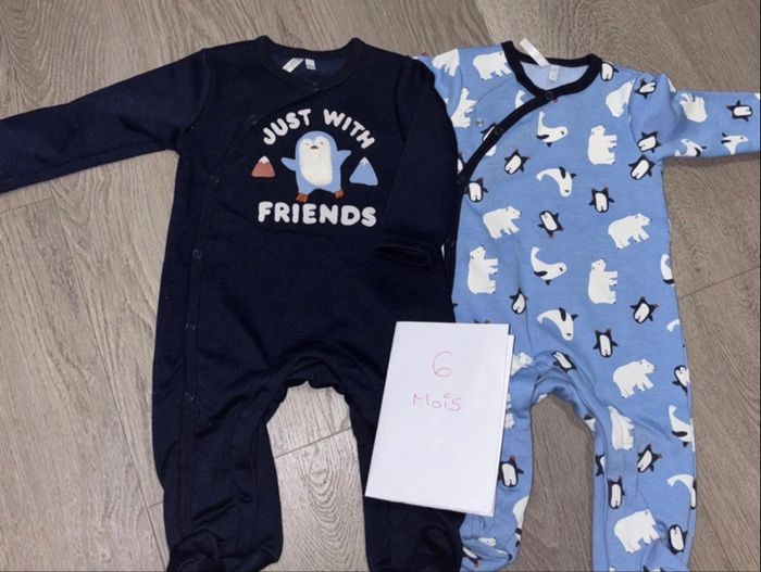Lot de 2 pyjama super chaud