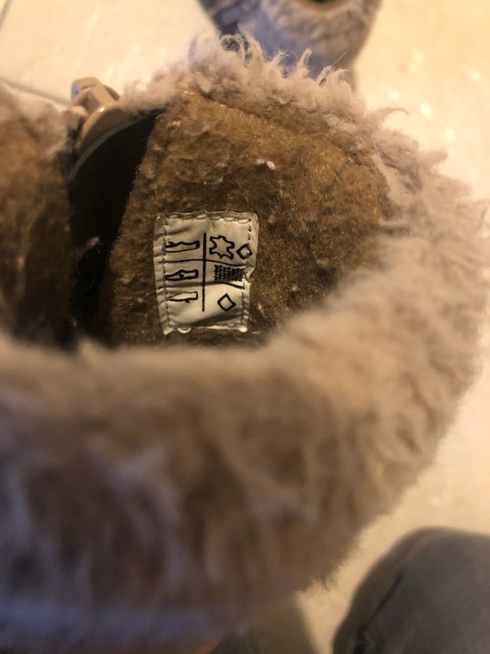 Bottines bottes chaudes dessus cuir T20 fille cœur - photo numéro 3