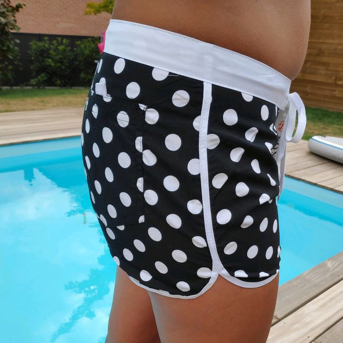 Short noir et blanc - photo numéro 2