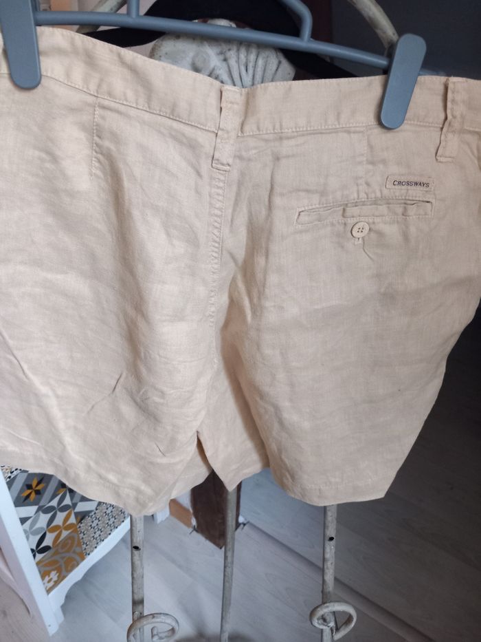 Short  femme en lin - photo numéro 2