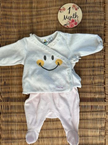 Pyjama emoji - orchestra - 1 mois (54 cm)