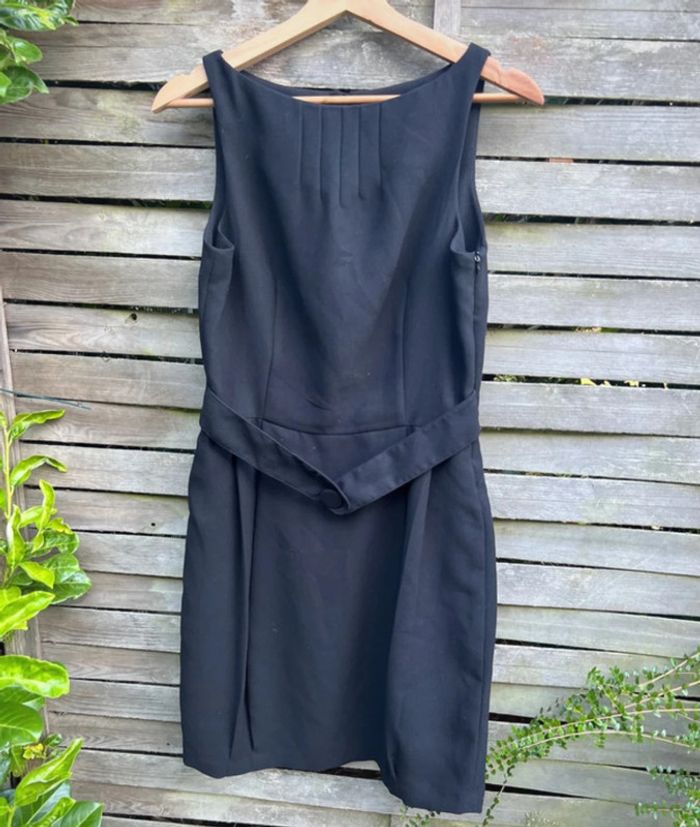 Élégante robe noire Laura Clément vendue par La Redoute, taille 38, en très bon état. - photo numéro 2