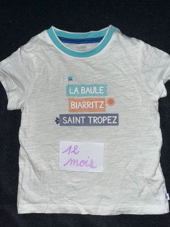 T-Shirt 12 mois