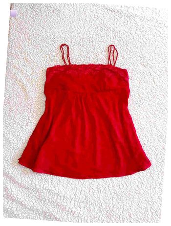 Top rouge SOIE 100% Verchant sexy mignon