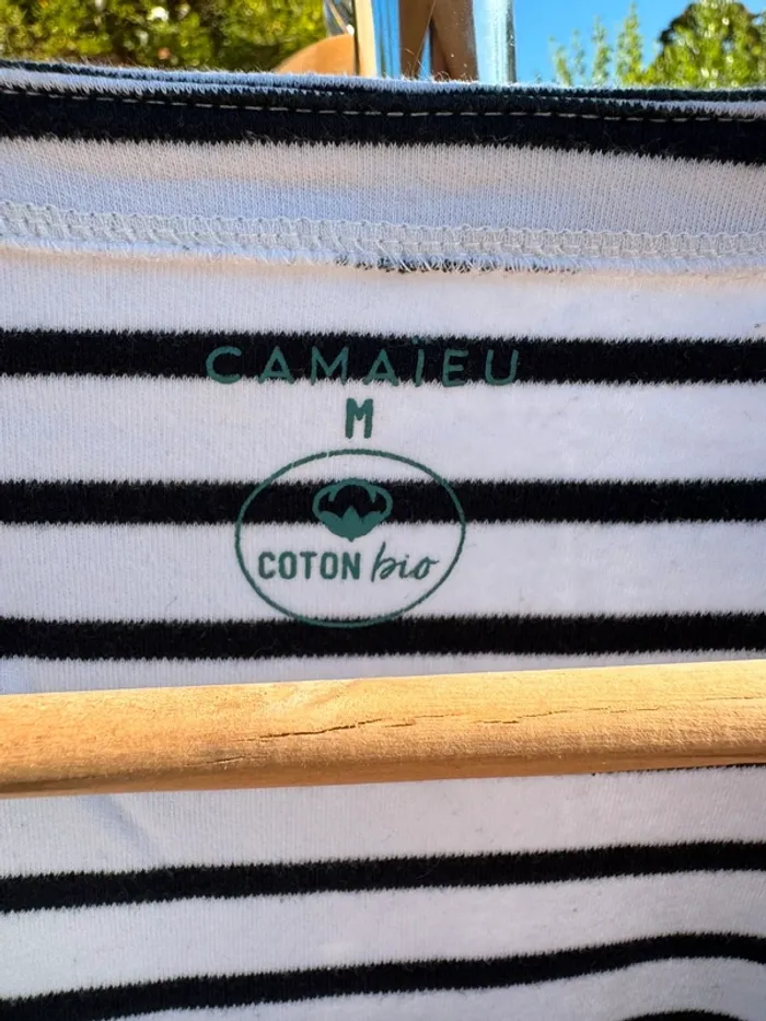 T-shirt marinière Camaïeu - photo numéro 3