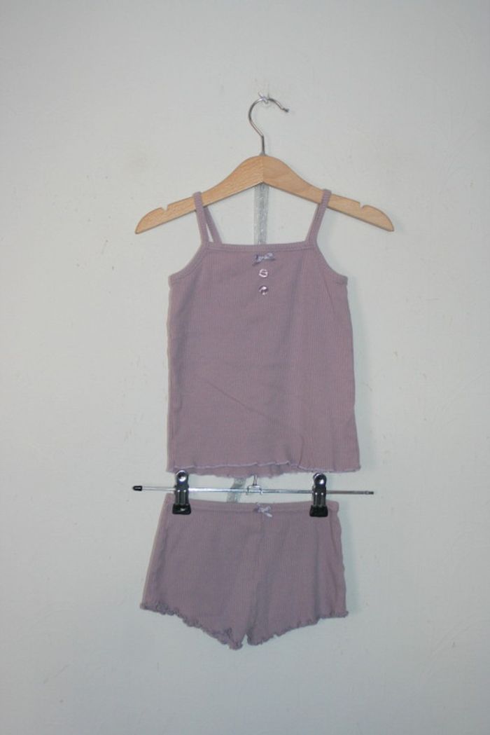 Pyjashort lila Rose Guimauve 4/5 ans