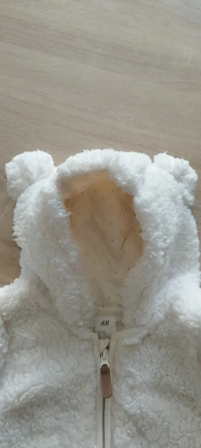 Combinaison extérieur bébé mixte h&m 2-4mois 62 cm - photo numéro 2