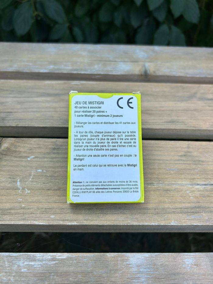 Jeu de cartes Mistigri - photo numéro 2