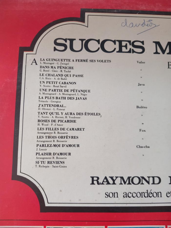 33T Raymond Boisserie succès musette - photo numéro 3