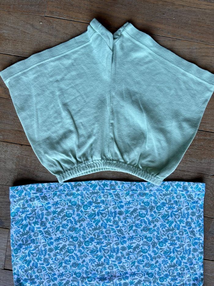 Pyjama vert et blanc Petit Bateau 5 ans - photo numéro 3