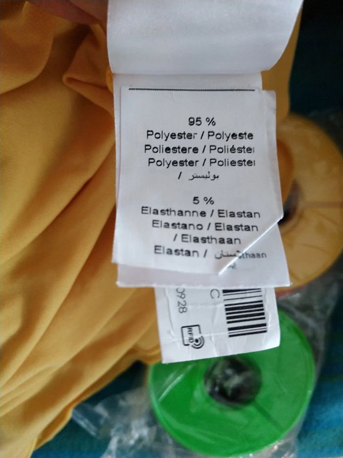 Débardeur t shirt breal taille 1 comme neuf jaune - photo numéro 4