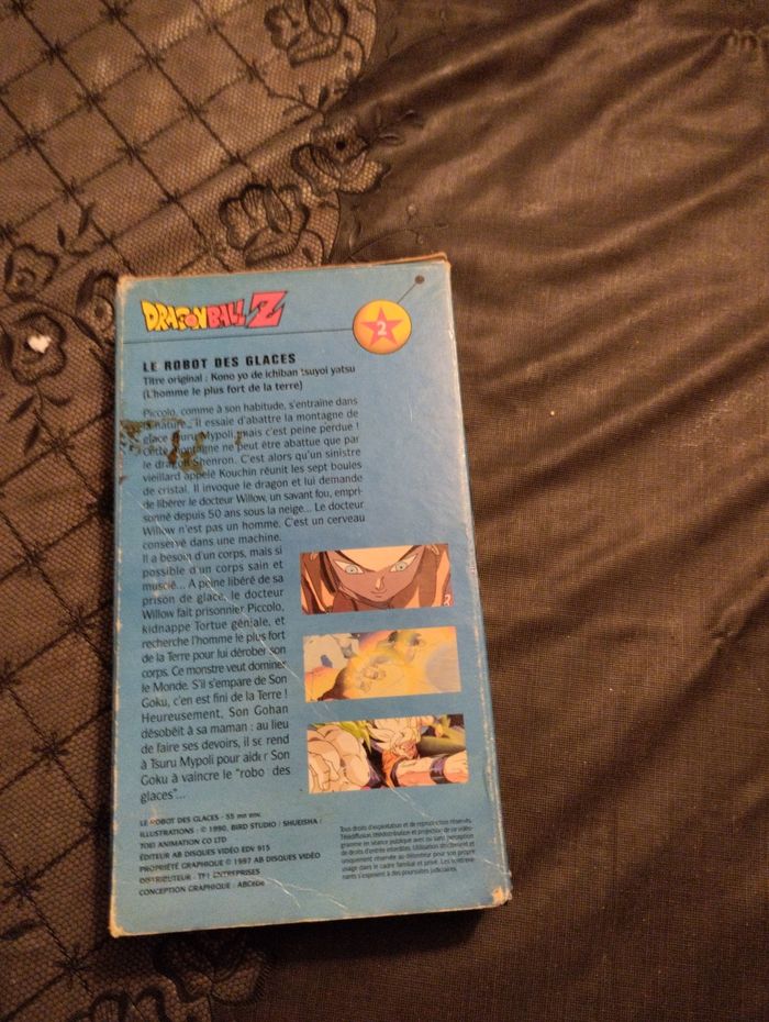 Cassette VHS vidéo dragon ball z le robot des glaces - photo numéro 2