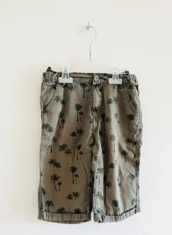 Short gris-kaki Tissaia