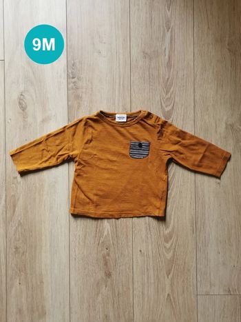 T-shirt moutarde Tape à l'Oeil 9 mois