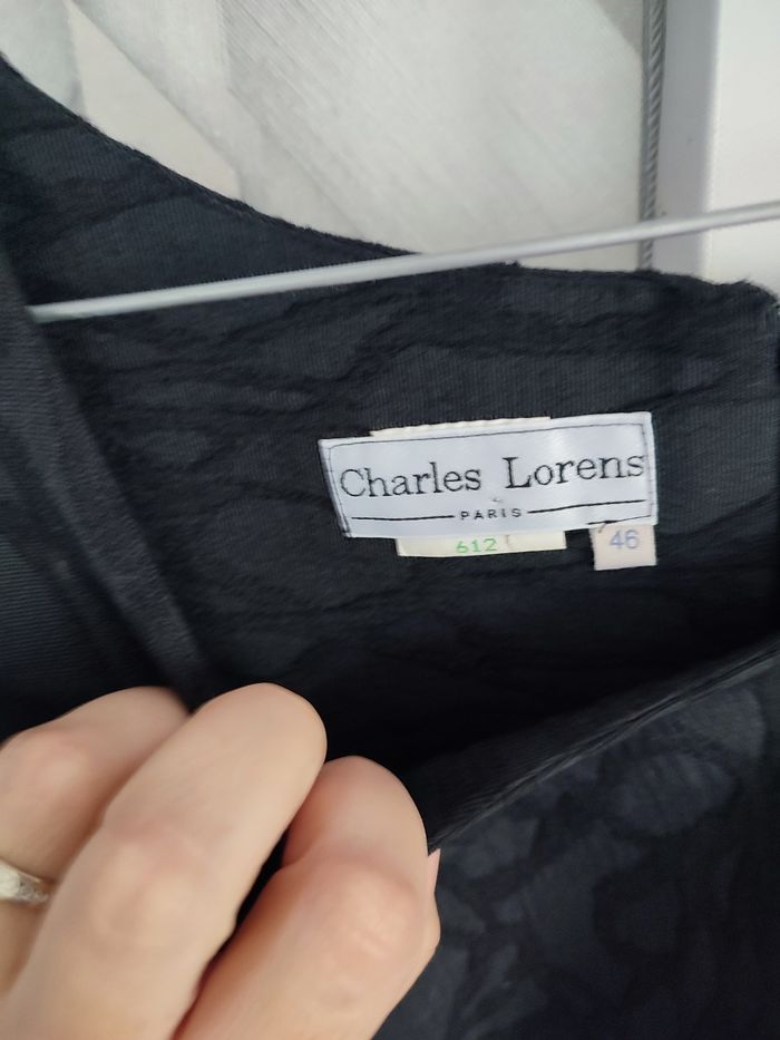 Robe charles lorens noir - photo numéro 3