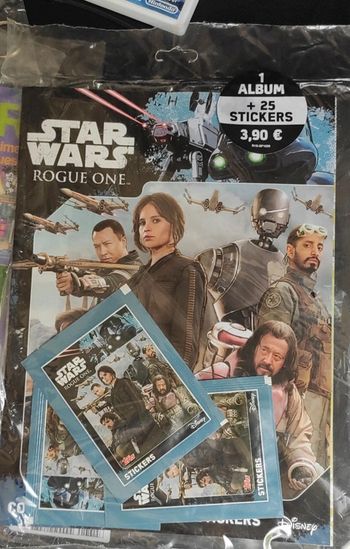 Pochette stickers star Wars + album rogue one