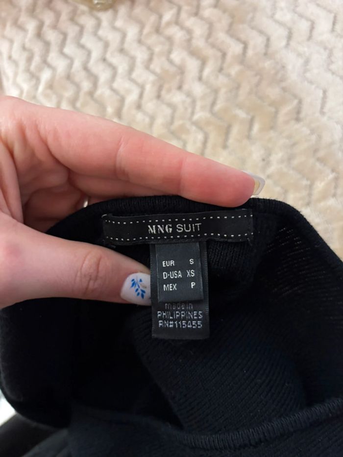 Robe pull noire Mango taille S - photo numéro 3