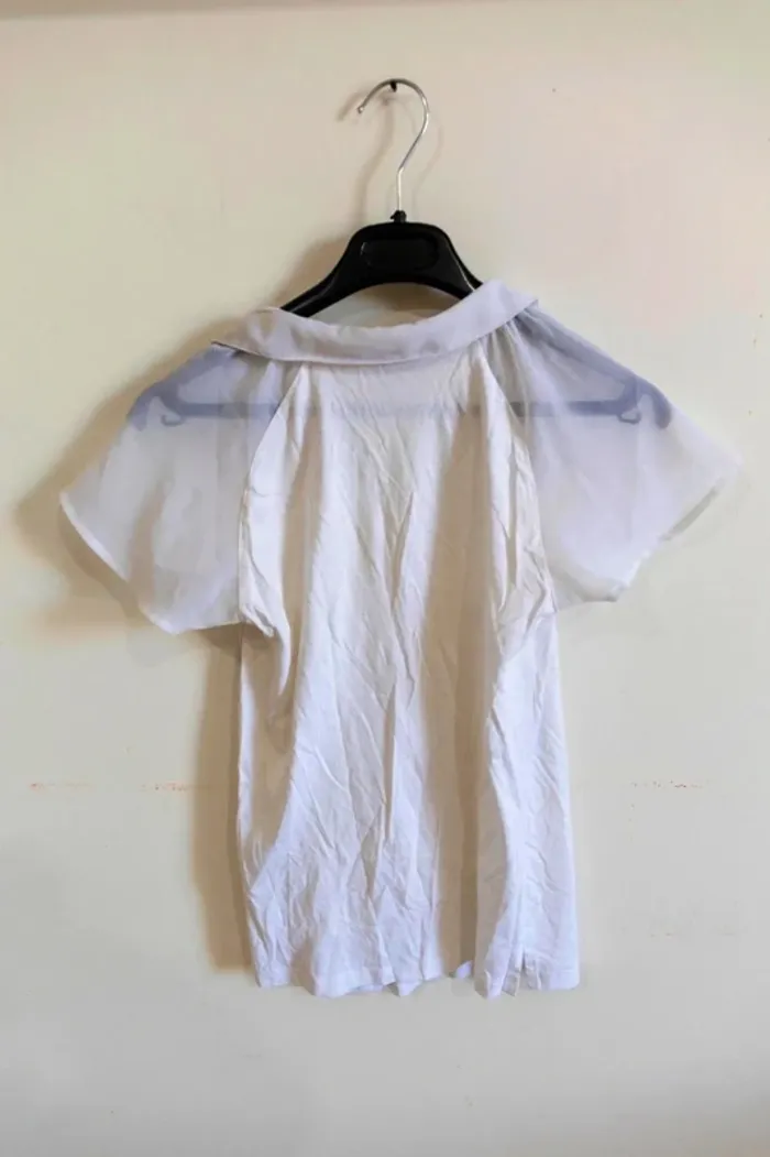C50 blouse blanc La redoute 34/36 - photo numéro 2