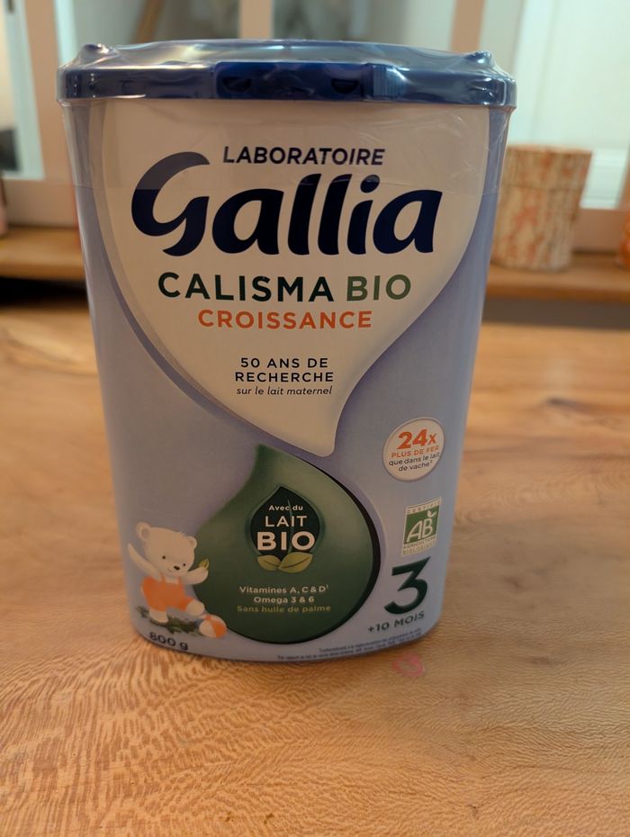 Lait Gallia Calisma Bio Croissance NEUF