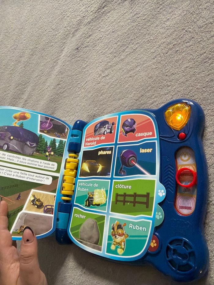 Livre interactif paw patrol /pat patrouille - photo numéro 3