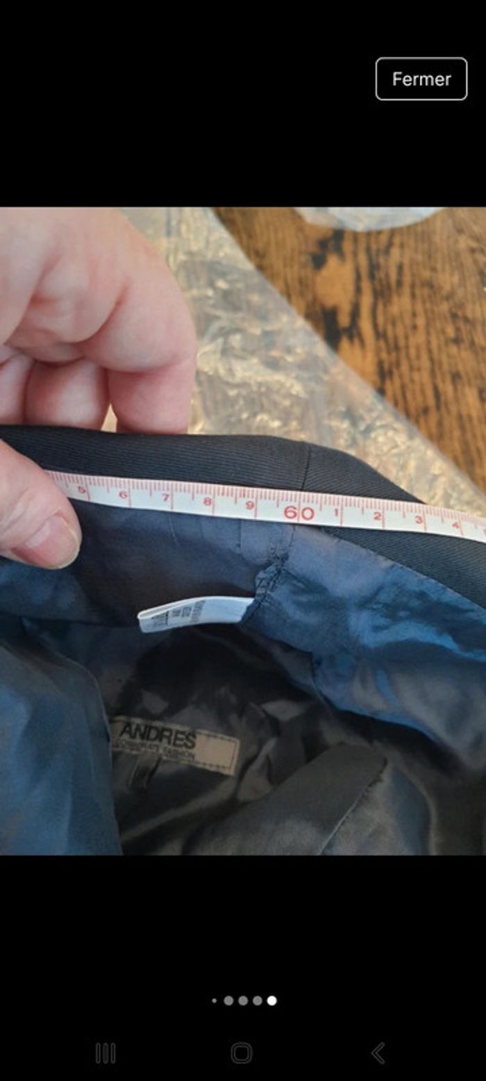 Jolie Chapeau femme noir Andres taille M 58cm - photo numéro 15