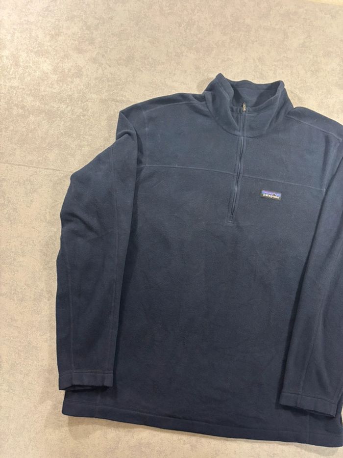 Polaire Quart zip / quarter zip Patagonia Bleu marine XL - photo numéro 2