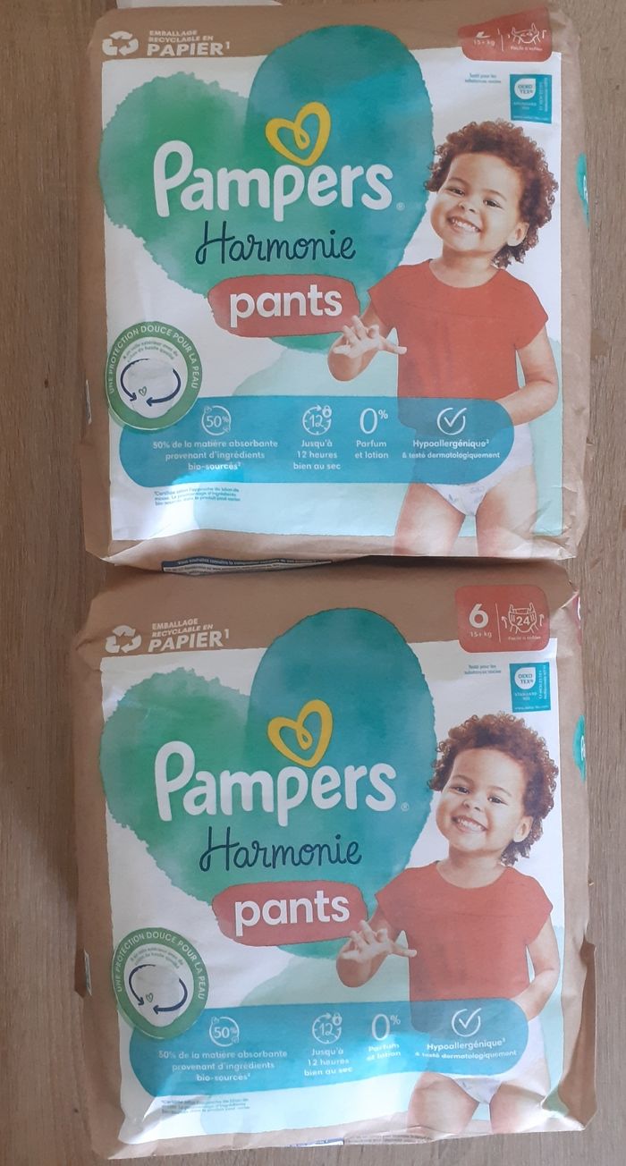 Couches Pampers harmonie pants