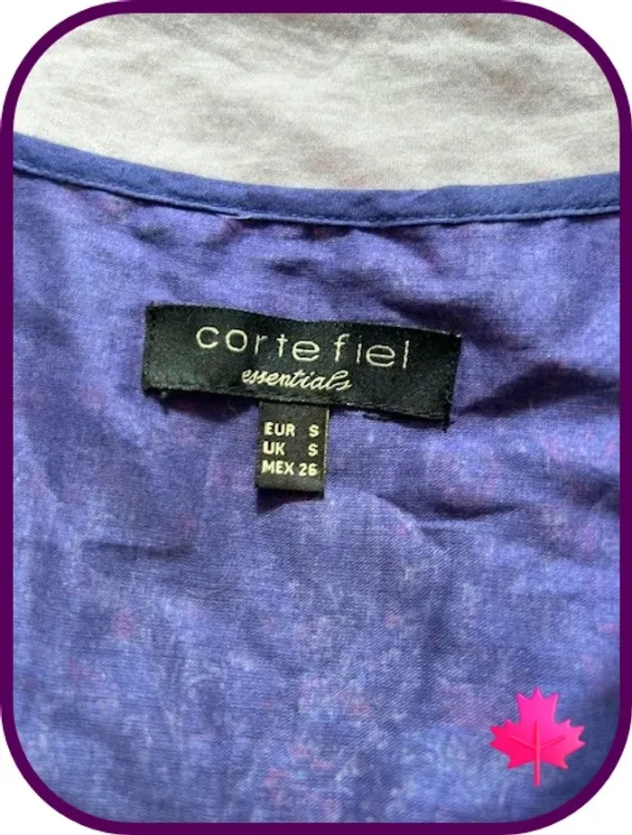 Robe d'été fleurie Cortefiel - Taille S - photo numéro 3