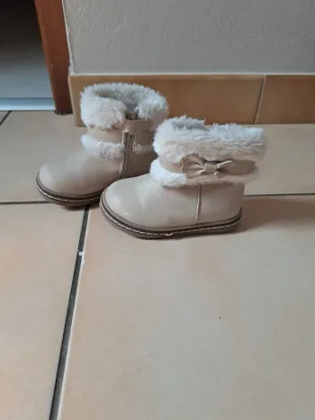 Bottines beige 21