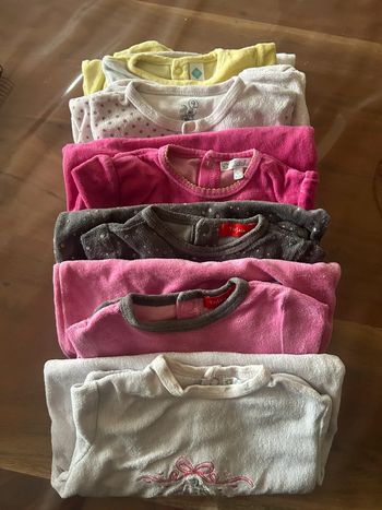 Lot de 6 pyjamas en velours