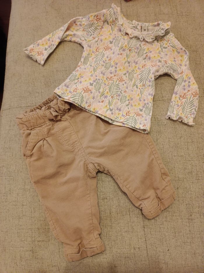Ensemble 3 mois fille