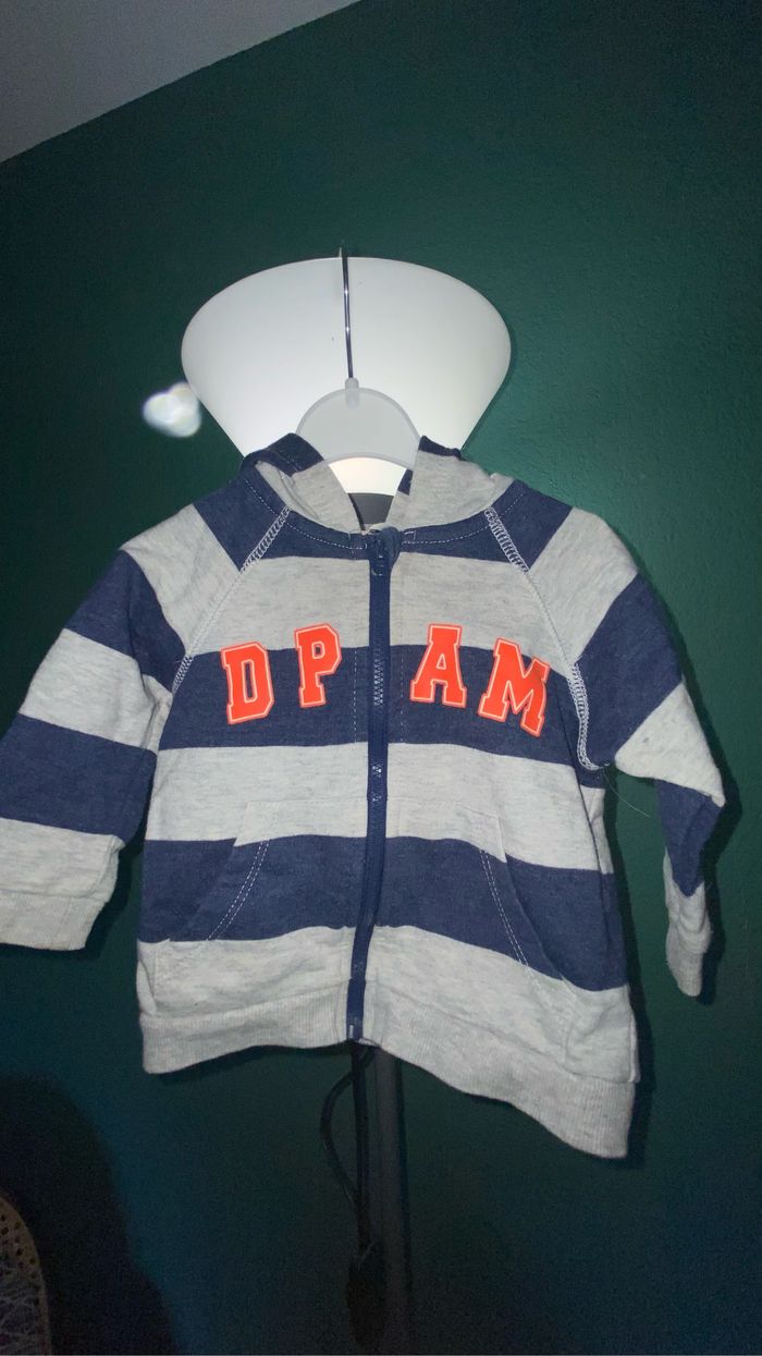 Gilet garçon à capuche