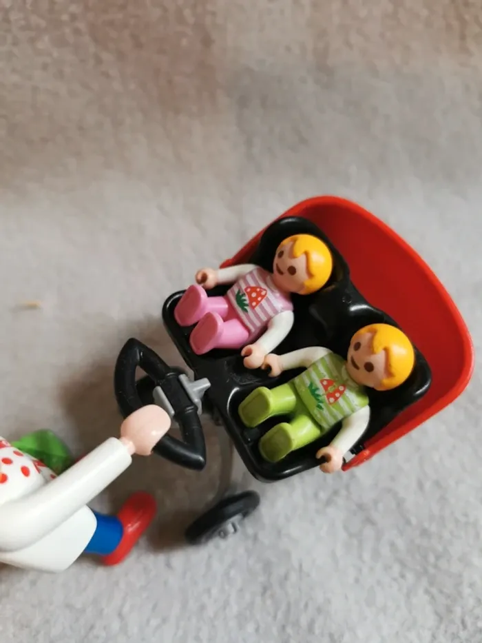 Playmobil poussette jumeaux - photo numéro 3