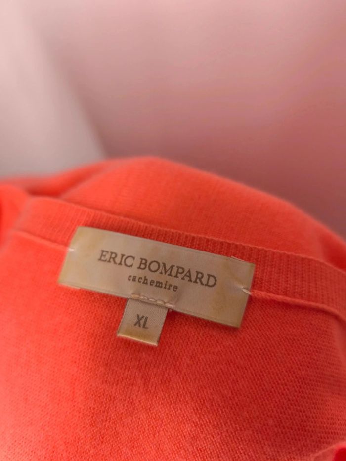 Blouse Eric Bompard Femme Cachemire Taille XL Orange - photo numéro 5