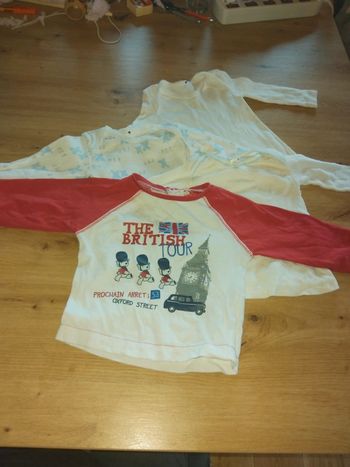 Lots 4 T-shirt manche longue