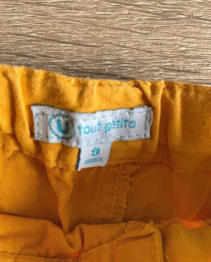 Short jaune 9 mois - photo numéro 2