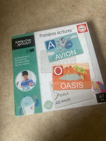 Jeu mes premières écritures