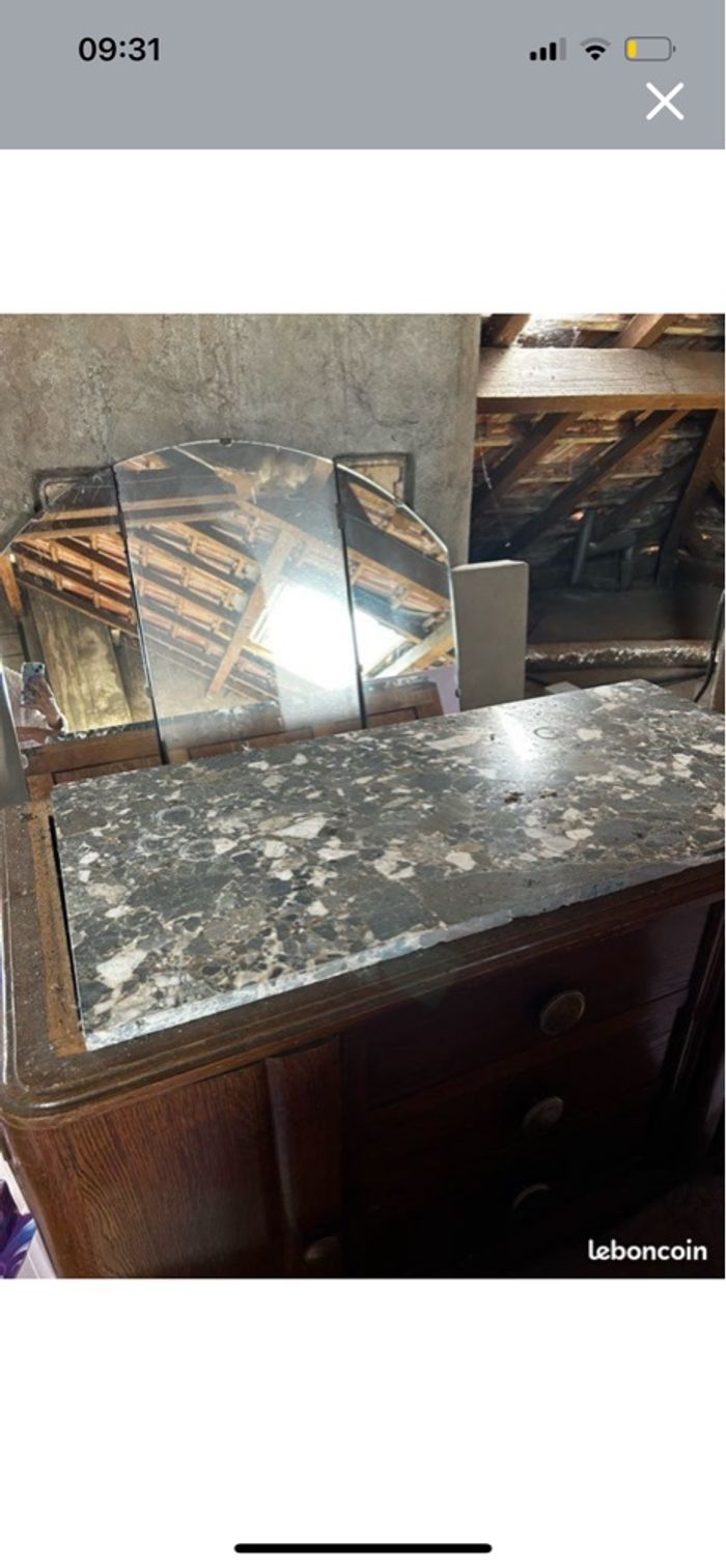 Coiffeuse ancienne - photo numéro 2