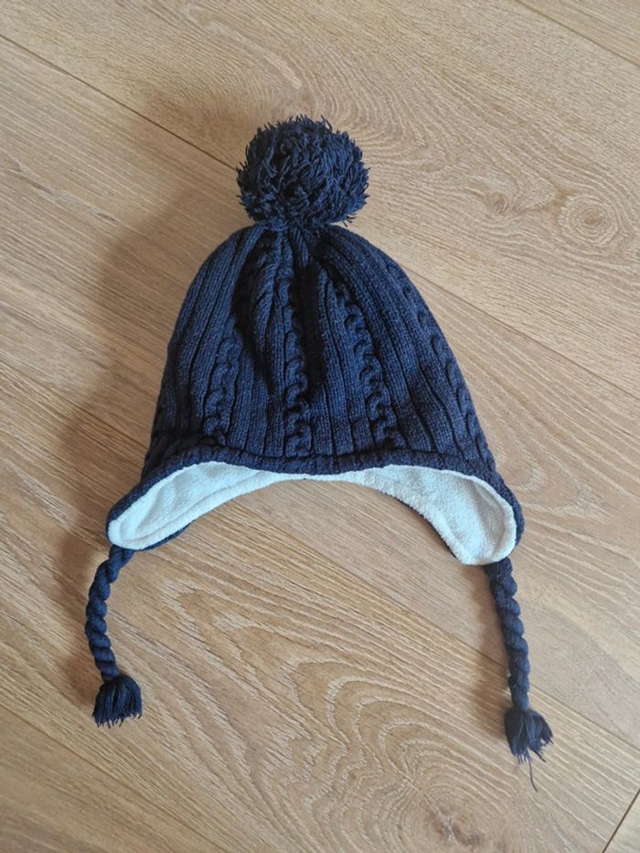 Bonnet garçon orchestra bleu marine 2-4 ans