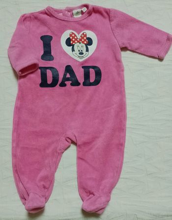 Disney pyjama velours Minnie i love dad