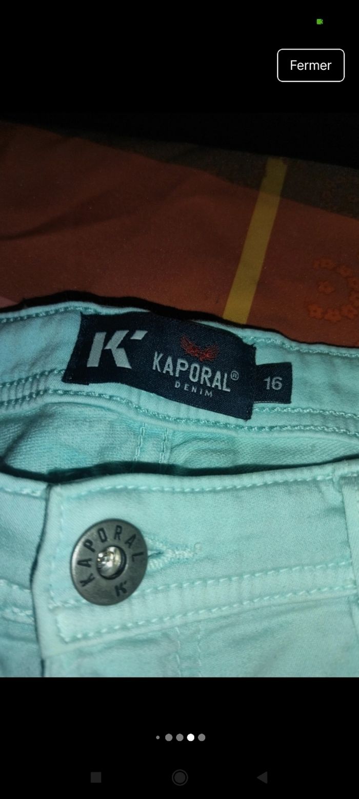 Très beau short Kaporal e85 - photo numéro 3